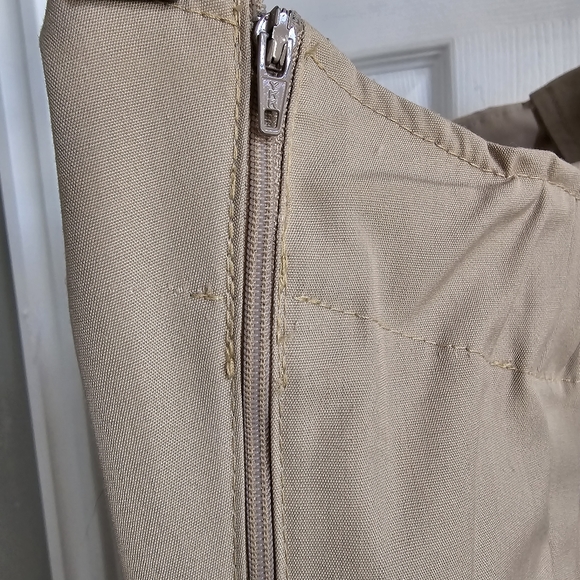 London Fog strapless trench coat dress. - Picture 8 of 10